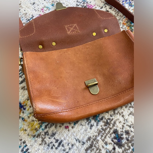 Madewell Brown leather Crossbody Bag - Picture 4 of 9